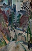 robert delaunay Paysage de Laon oil on canvas